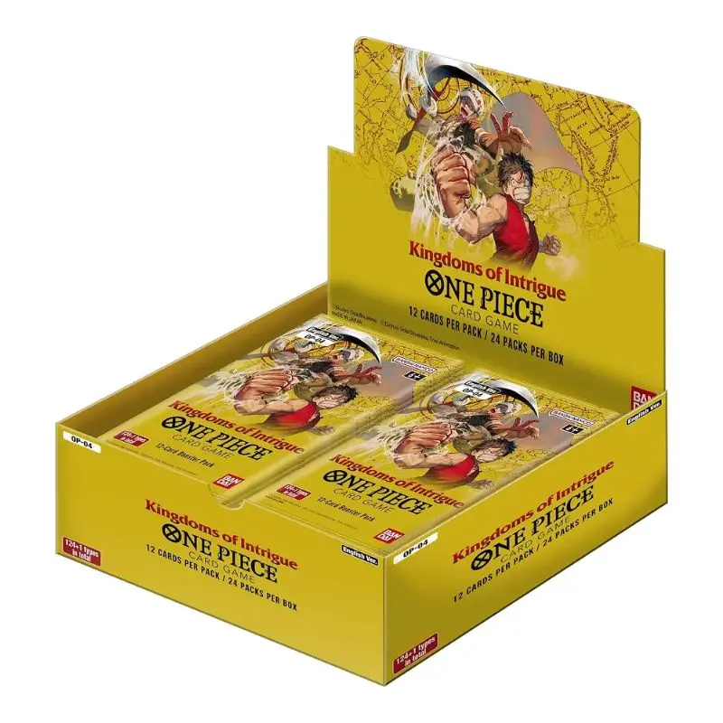 One Piece Card Game - Kingdoms Of Intrigue- OP04 Booster Display