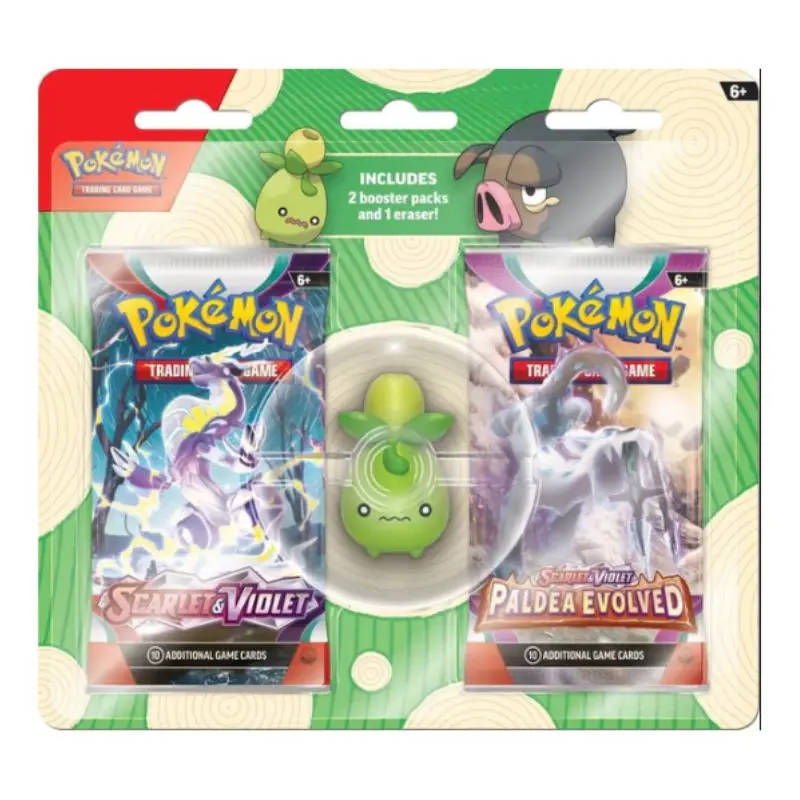 Pokemon - Back To School Eraser Blister Display