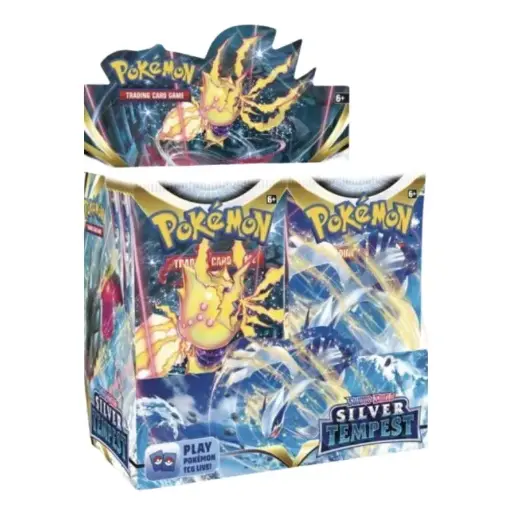 Pokemon - Sword & Shield 12 Silver Tempest Booster Display