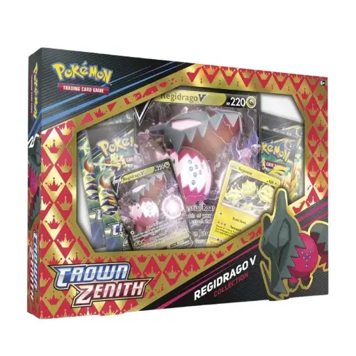 Pokemon - Sword & Shield 12.5 Crown Zenith Regieleki V / Regidrago V Box