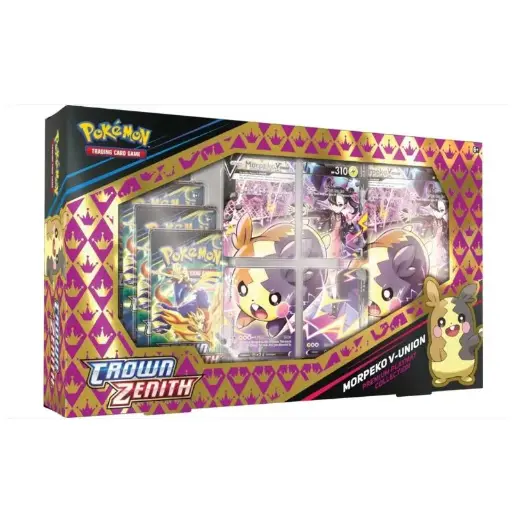 Pokemon - Sword & Shield 12.5 Crown Zenith Premium Playmat Collection - Morpeko V Union Box 
