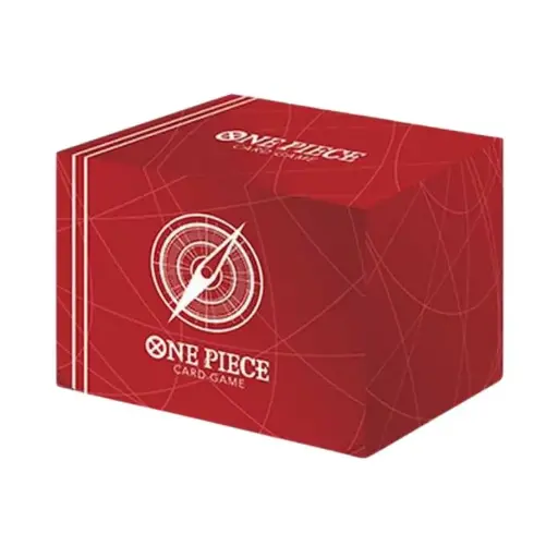 One Piece Card Game - Clear Card Case - Standard Red