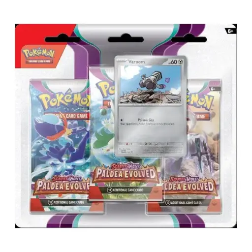 Pokemom - Scarlet & Violet 2 - Paldea Evolved 3-Pack Blister 
