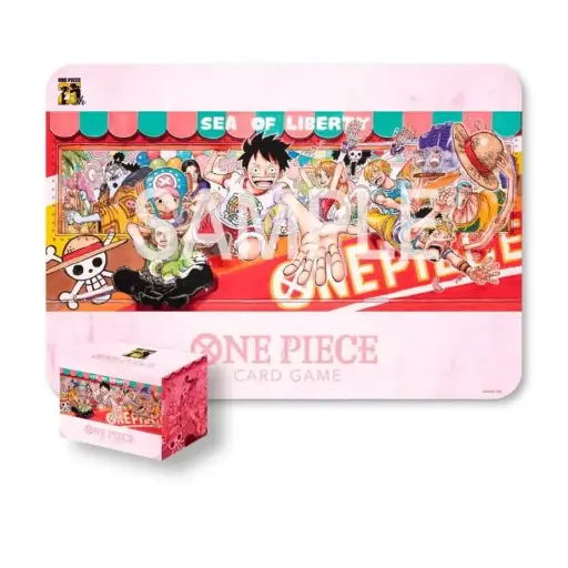 One Piece Card Game - Playmat and Card Case Set -25th Edition