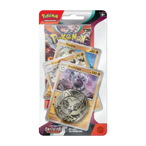 Pokemon - Scarlet & Violet 3 Obsidian Flames Premium Checklane  Blister