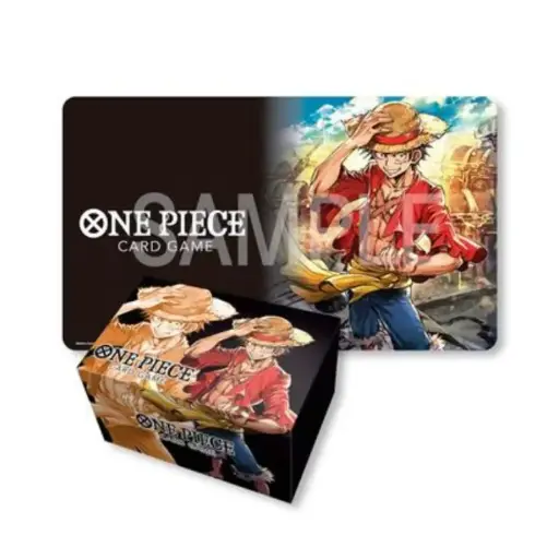 One Piece Card Game - Playmat and Storage Box Set - Monkey.D.Luffy