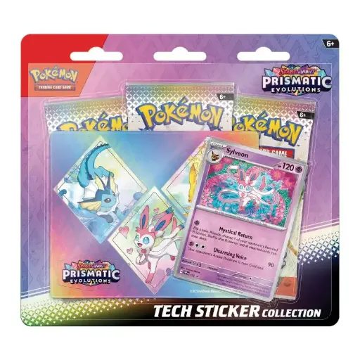 Pokemon - Scarlet & Violet 8.5 Prismatic Evolutions Tech Sticker Collection