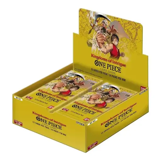One Piece Card Game - Kingdoms Of Intrigue- OP04 Booster Display