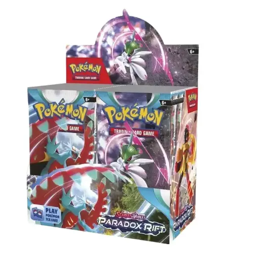 Pokemon - Scarlet & Violet 4 Paradox Rift Booster Display