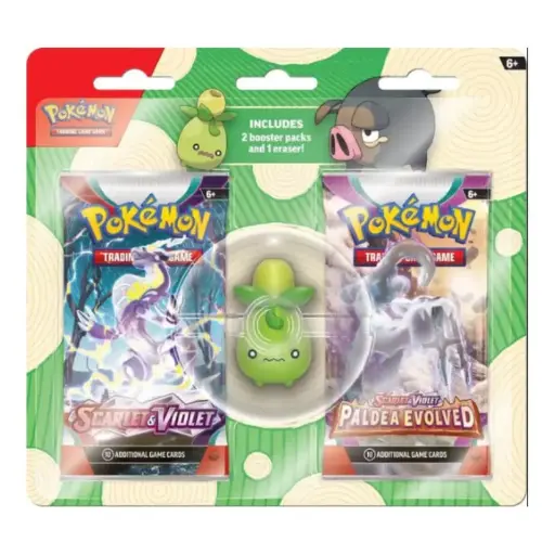 Pokemon - Back To School Eraser Blister Display