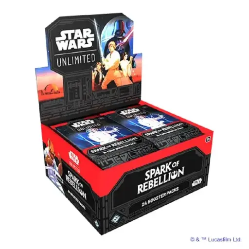 FFG - Star Wars: Unlimited - Spark of Rebellion Booster Display