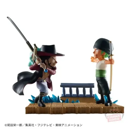 One Piece World Collectable Figure Log Stories-Roronoa Zoro Vs Dracule.Mihawk