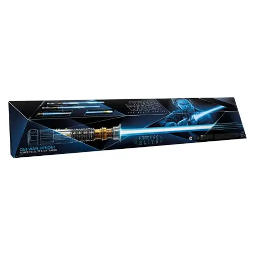 Star Wars The Black Series Obi- Wan Kenobi Force FX Elite Lightsaber