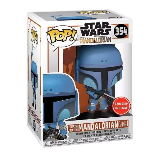 Funko POP! Star Wars Mandalorian - Death Watch Mandalorian (Two Stripes) Vinyl Figure 10cm